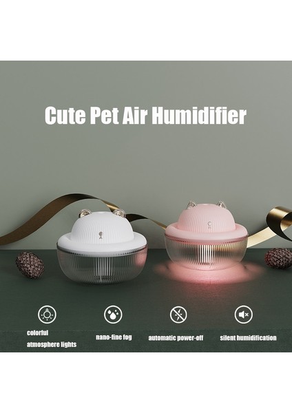 H3 Pembe Ev Masaüstü Mini USB Sevimli Pet Hava Nemlendirici (Yurt Dışından) modelleri