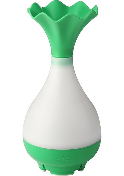 5 V 4 W USB Vazo Aroma Difüzör Hava Arıtma Nemlendirici Ofis / Ev Odası Için LED Işık ile (Yeşil) (Yurt Dışından)