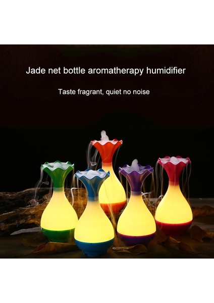 5 V 4 W USB Vazo Aroma Difüzör Hava Arıtma Nemlendirici Ofis / Ev Odası Için LED Işık ile (Macenta) (Yurt Dışından) fiyatları