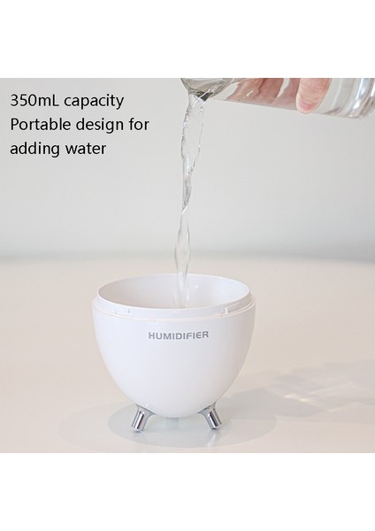 Y18 Mini USB Yatak Odası Sprey Parlak Gece Lambası Nemlendirici (Siyah) (Yurt Dışından) modelleri