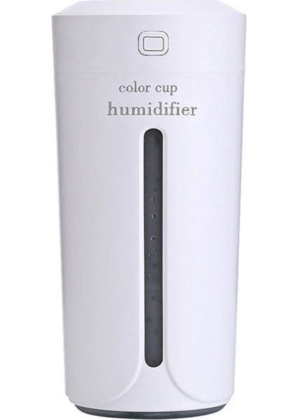 Ev USB Mini Dilsiz Renkli Fincan Gece Lambası Akıllı Zamanlama Aromaterapi Nemlendirici (Beyaz) (Yurt Dışından)