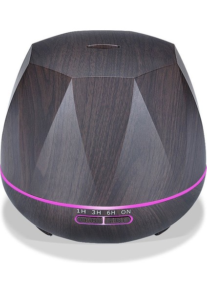 Şeftali Şekli Ahşap Tahıl Uzaktan Kumanda Ultrasonik Nemlendirici, Au Fiş (Koyu Ahşap Renk) (Yurt Dışından)