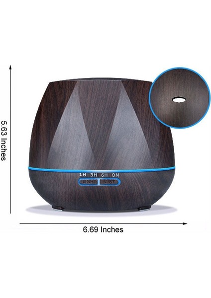 Şeftali Şekli Ahşap Tahıl Uzaktan Kumanda Ultrasonik Nemlendirici, Au Fişi (Hafif Ahşap Renk) (Yurt Dışından) fiyatları