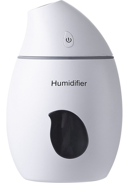 2 W Yaratıcı Taşınabilir Mango Şekli Dilsiz Masaüstü Hava Nemlendirici LED Işık, Kapasite: 160ML, Dc 5 V (Beyaz) (Yurt Dışından)