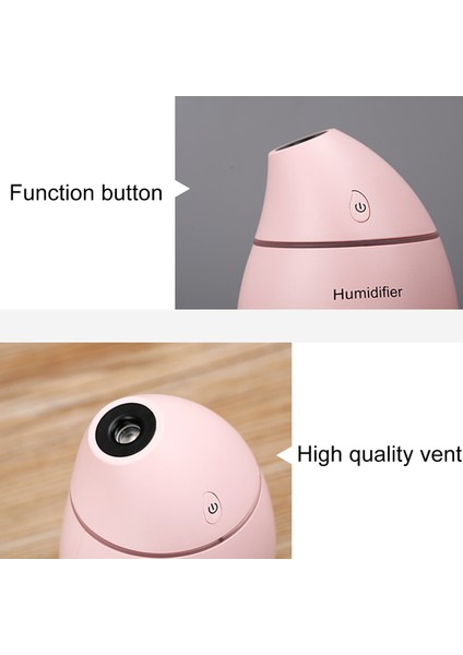 2 W Yaratıcı Taşınabilir Mango Şekli Dilsiz Masaüstü Hava Nemlendirici LED Işık, Kapasite: 160ML, Dc 5 V (Beyaz) (Yurt Dışından) fiyatları