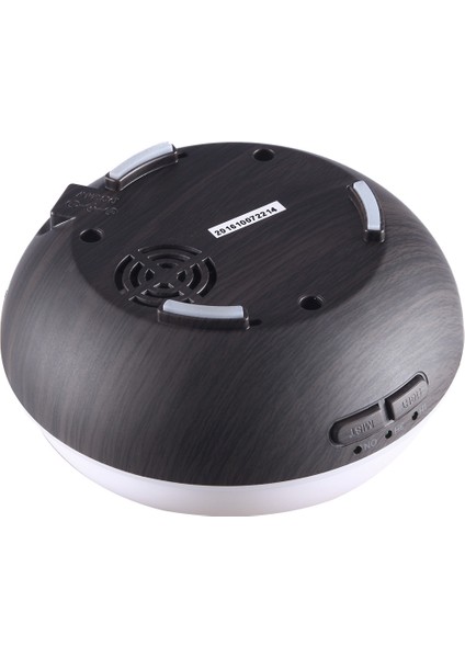 10 W 150 ml Ahşap Tahıl Aromaterapi Hava Arıtma Nemlendirici Ofis / Ev Odası Için LED Işık ile (Siyah) (Yurt Dışından)