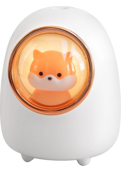 M08 Tipi Karikatür Uzay Kapsül Araba Taşınabilir Sevimli Pet Masaüstü Nemlendirici (Pembe) (Yurt Dışından)