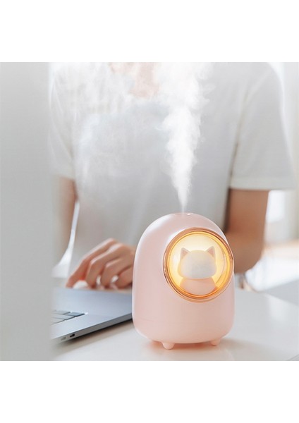 M08 Tipi Karikatür Uzay Kapsül Araba Taşınabilir Sevimli Pet Masaüstü Nemlendirici (Pembe) (Yurt Dışından) modelleri