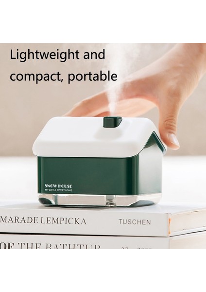 QB2020-008-G1 Mini Kar Evi Hava Nemlendirici USB Yatak Odası Noel Nemlendirici (Pembe) (Yurt Dışından) fiyatları