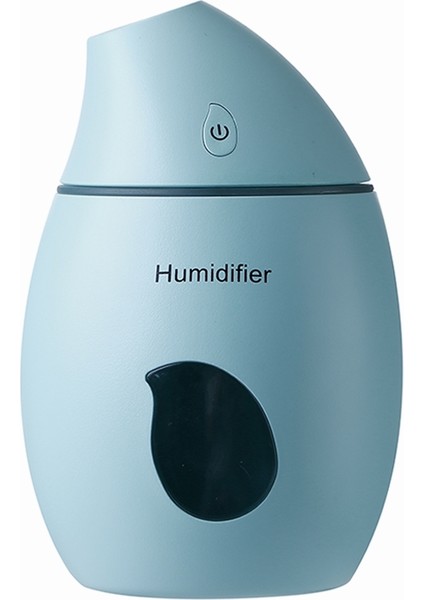 2 W Yaratıcı Taşınabilir Mango Şekli Dilsiz Masaüstü Hava Nemlendirici LED Işık, Kapasite: 160ML, Dc 5 V (Mavi) (Yurt Dışından)