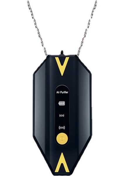 Formaldehit Temizleme Asılı Boyun Hava Temizleyici (Siyah) (Yurt Dışından)