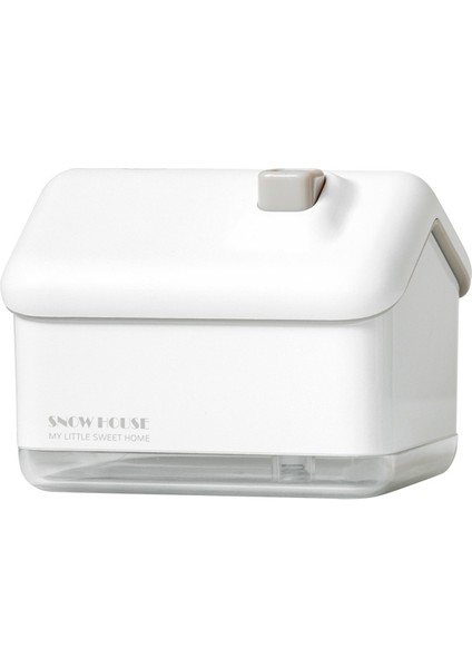 QB2020-008-G1 Mini Kar Evi Hava Nemlendirici USB Yatak Odası Noel Nemlendirici (Beyaz) (Yurt Dışından)