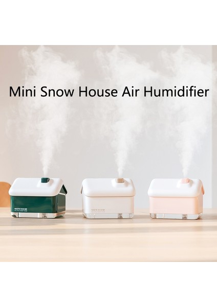 QB2020-008-G1 Mini Kar Evi Hava Nemlendirici USB Yatak Odası Noel Nemlendirici (Beyaz) (Yurt Dışından) modelleri