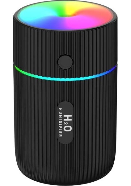 Renkli Kupa Nemlendirici USB Mini Araba Hava Temizleyici (Siyah) (Yurt Dışından)
