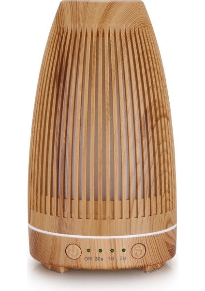 STB-103 Atmosfer Renkli Işık Nemlendirici Aroma Difüzör (Hafif Ahşap Tahıl) (Yurt Dışından)