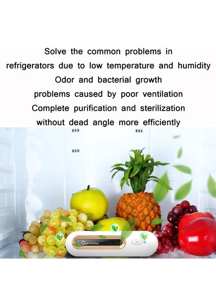 M9 Mini Ozon Sterilizatör Ev Buzdolabı Deodorizer (Beyaz) (Yurt Dışından) fırsatları