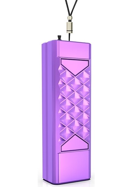 Negatif Iyon Hava Temizleyici Küçük Asılı Boyun Sivrisinek Kovucu Sterilizasyon Mini Temizleyici (Mor) (Yurt Dışından)