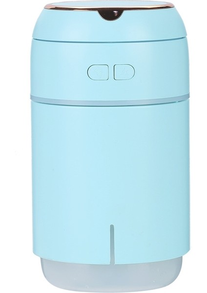 K005 Taşınabilir Nemlendirici LED Dolgu Işık Makyaj Aynası USB Mini Nemlendirici (Mavi) (Yurt Dışından)