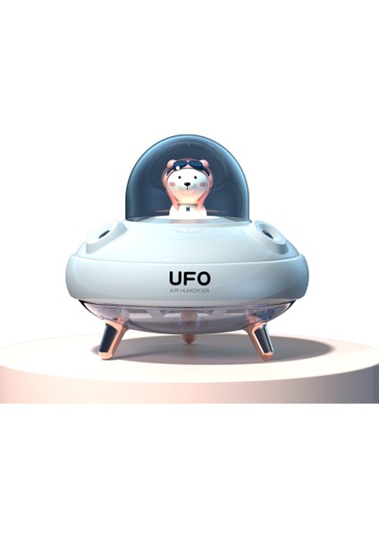 Ho3 Ufo Çift Püskürtme Pet Nemlendirici Ev Hava Nebulizatör Su Yenileme Cihazı, Renk: Eklenti Modeli (Beyaz) (Yurt Dışından)