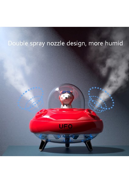 Ho3 Ufo Çift Püskürtme Pet Nemlendirici Ev Hava Nebulizatör Su Yenileme Cihazı, Renk: Eklenti Modeli (Beyaz) (Yurt Dışından) fiyatları