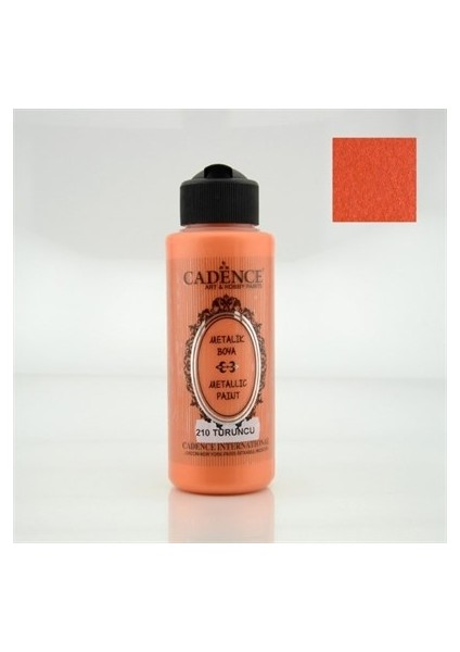 Turuncu Rengi Cadence Metalik Boya 120ML 210 fiyatları