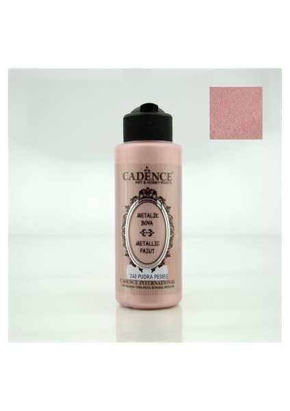 Pudra Pembe Rengi Cadence Metalik Boya 120ML 240