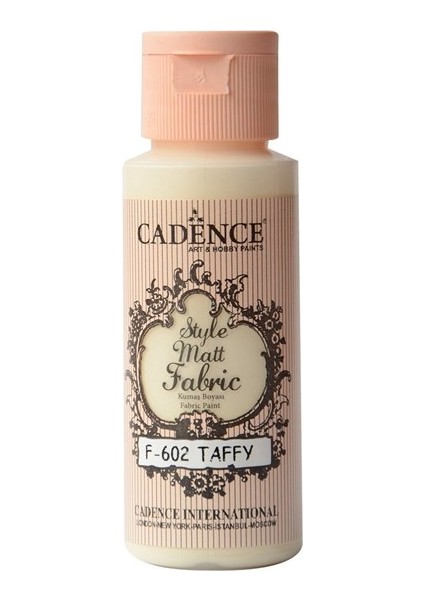 602 Taffy Mat Kumaş Boyası 59MLCC