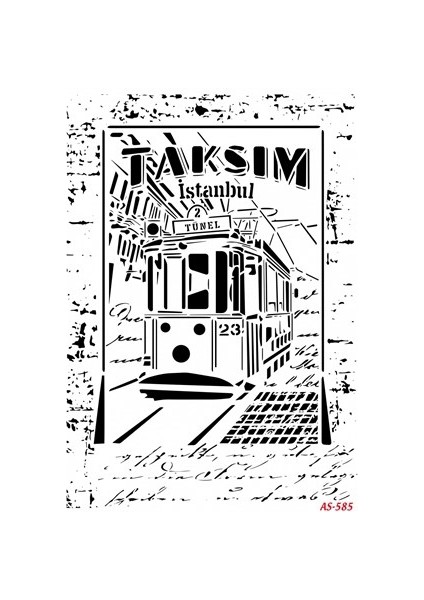 Taksim Cadence A4 Stencil AS585