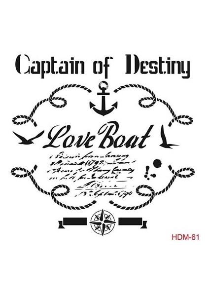 Home Dekor Stencil HDM061 25 x 25
