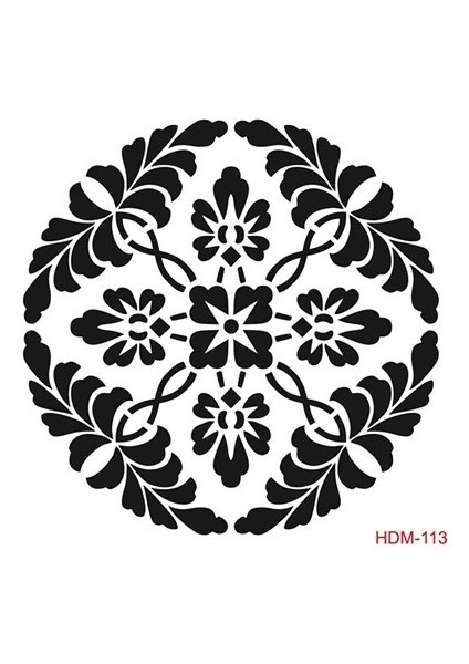 Home Dekor Stencil HDM113 . 25 x 25