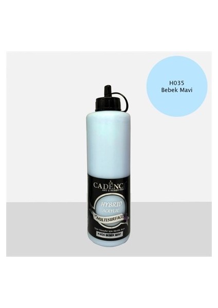 Bebek Mavi Cadence Multisurface Akrilik Boya H035 500 ml