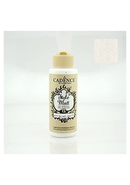 9001 Beyaz Style Matt Mat Akrilik Boya 120 ml