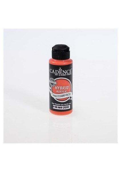 Nar Çiçeği Cadence Multisurface Akrilik Boya H105 120 ml