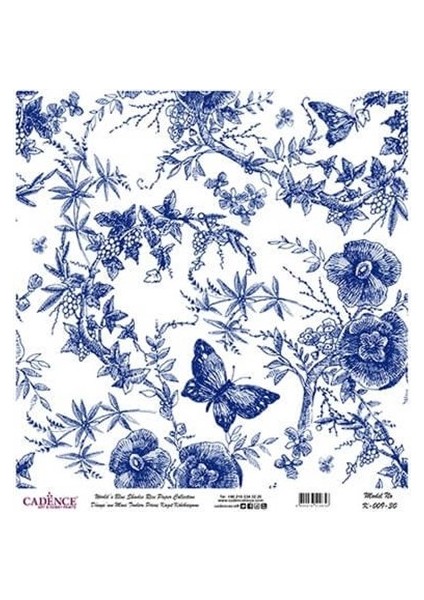 Kelebek Desen Cadence Pirinç Dekopaj K009