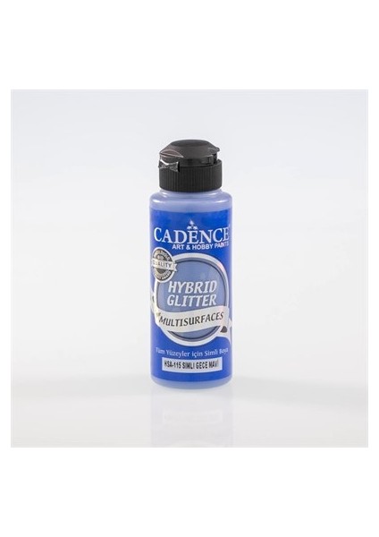 Gece Mavi Cadence Multisurface Altın Simli Akrilik Boya HSA115 120 ml