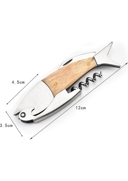 Balık Şekli Şarap Açacağı () (Yurt Dışından)