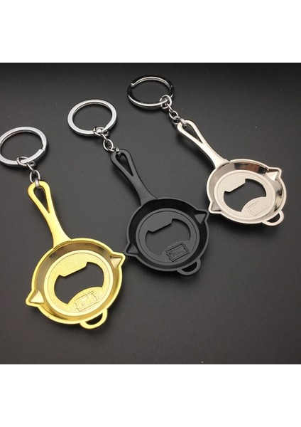 2 Adet Pan Şişe Açacağı Anahtarlık Araba Çanta Kolye Silver (Yurt Dışından)