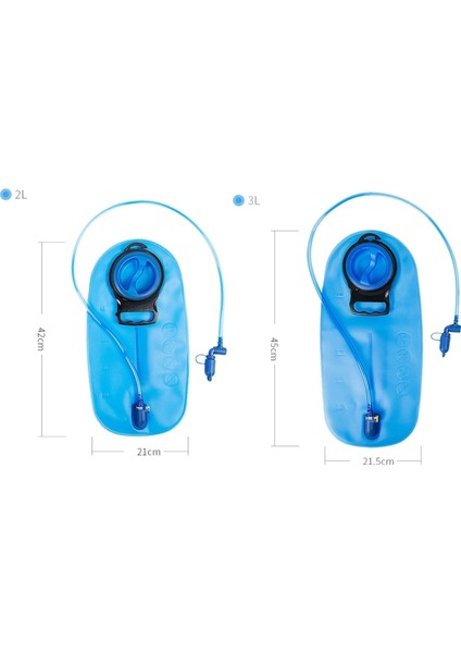 FT2083 Spor Sürme Için Açık Su Çantası, Boyut: 2.0l (Siyah) (Yurt Dışından)