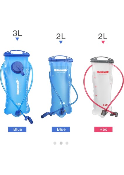 Bisiklet Su Torbası 2l / 3l Tam Açılış Açık Içme Suyu Torbası Içme Ekipmanları, Renk: RK18101 Kırmızı 2l (Yurt Dışından) fiyatları