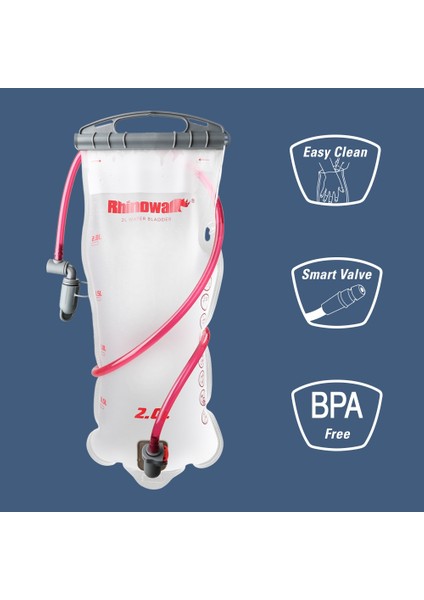 Bisiklet Su Torbası 2l / 3l Tam Açılış Açık Içme Suyu Torbası Içme Ekipmanları, Renk: RK18101 Kırmızı 2l (Yurt Dışından) fırsatları