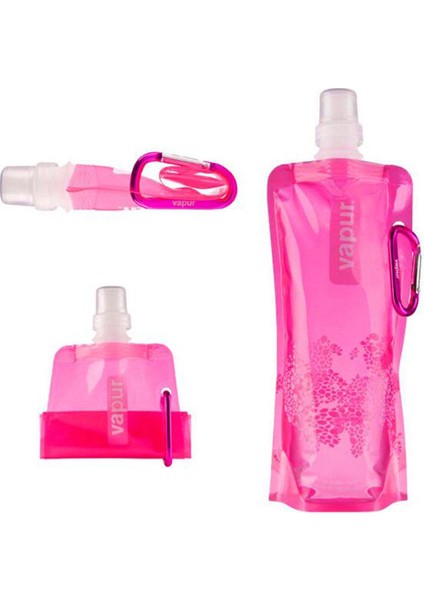 Taşınabilir Ultralight Katlanabilir Silikon Su Torbası - Pembe (Yurt Dışından)