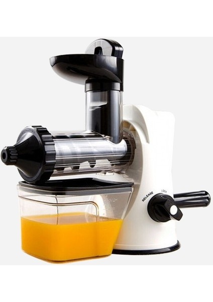 Çok Işlevli Ev Manuel Sıkacağı Apple Turuncu Wheatgrass Taşınabilir Dıy Sıkacağı (Beyaz) (Yurt Dışından)