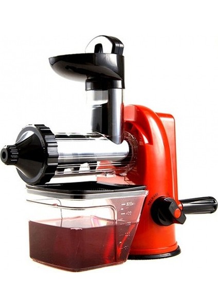 Çok Işlevli Ev Manuel Sıkacağı Apple Turuncu Wheatgrass Taşınabilir Dıy Sıkacağı (Kırmızı) (Yurt Dışından) fiyatları