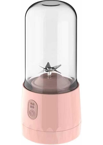 TR888 Kablosuz Taşınabilir Ev Küçük El Sıkacağı Kupası Meyve Blender Sıkacağı (Pembe) (Yurt Dışından)