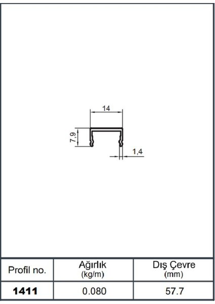 Kare C Küp Kpama Çtası P Brnz 5678 Iç AKP-1411 /6m