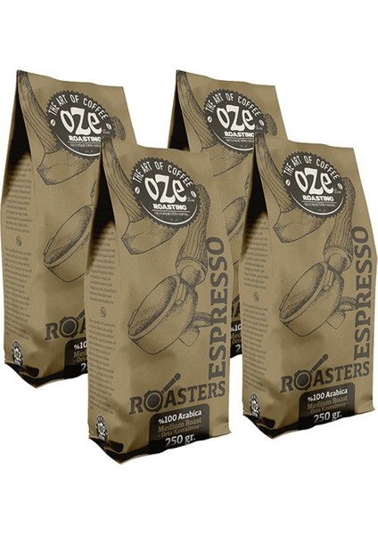 Roasters Espresso Kahve 4'lü 250G