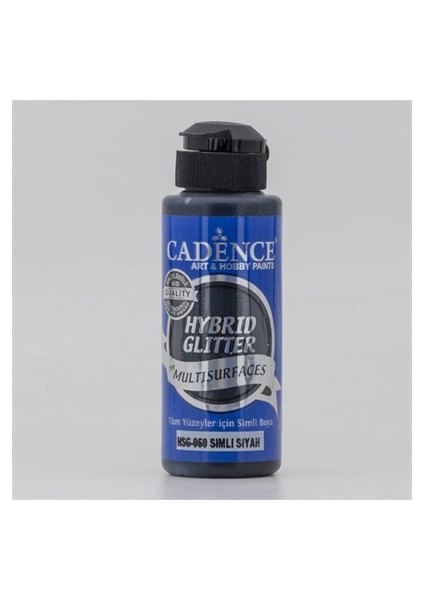 Akrilik Multisurface Simli Gümüş HSG-060 Siyah 120ML