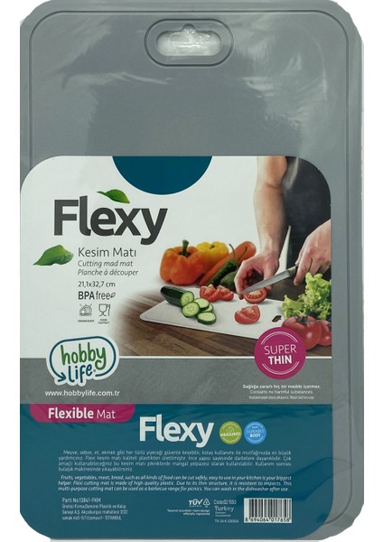 Hobby Life Flexy Kesme Tahtası Matı Gri