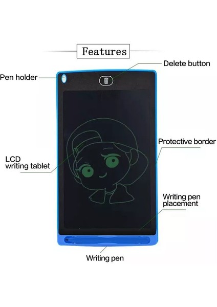 8.5 Inç LCD Çizim Tableti fiyatları