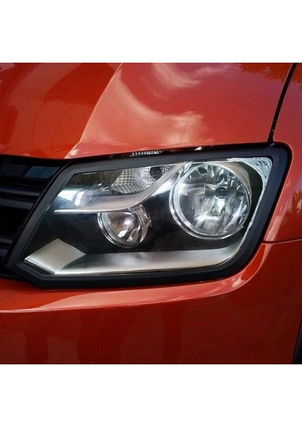 Amarok Far Çerçevesi Siyah Renk Sağ ve Sol Set